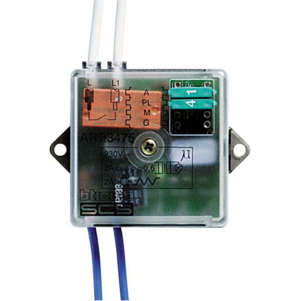 Actionneur 1 relais myhome bus - format basic