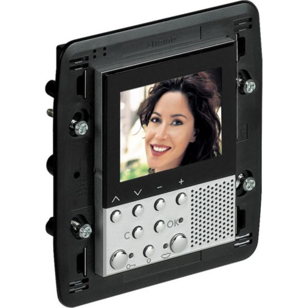 Poste intérieur vidéo mains-libres axolute vidéo display - alu