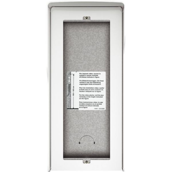 Boîtier mural Sfera New 3 modules Allwhite