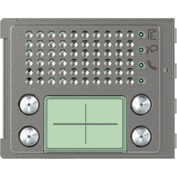 Façade Sfera Robur pour module électronique audio 4 appels sur 2 rangées