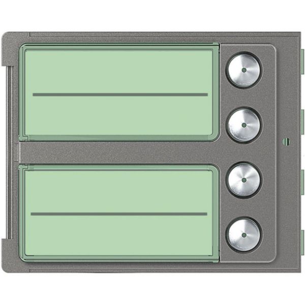 Façade Sfera Robur pour module électronique audio 4 appels