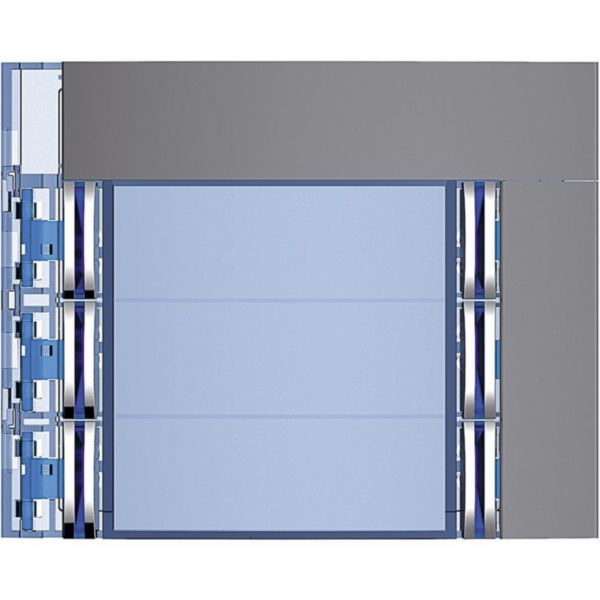 Façade Sfera New pour module électronique audio 6 appels sur 2 rangées Allstreet