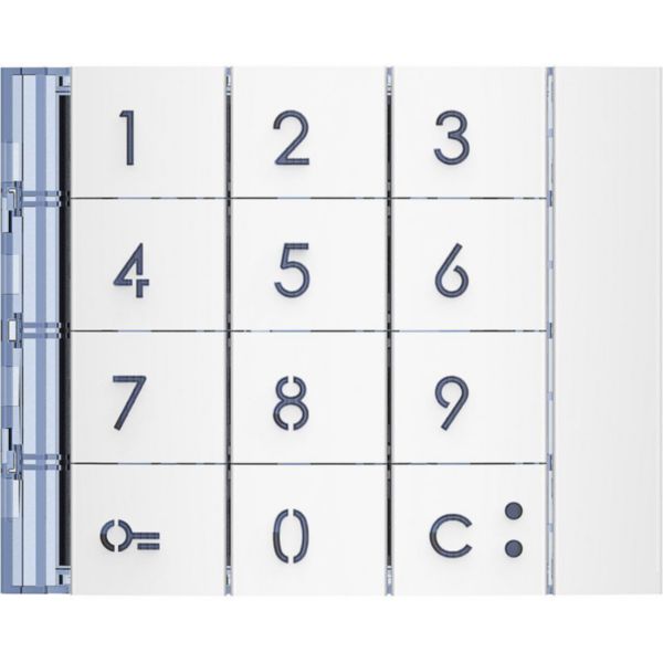 Façade Sfera New pour module électronique clavier Allwhite