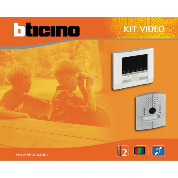Kits vidéo mains libres couleur standard - pose encastrée - polyx - 1 appel