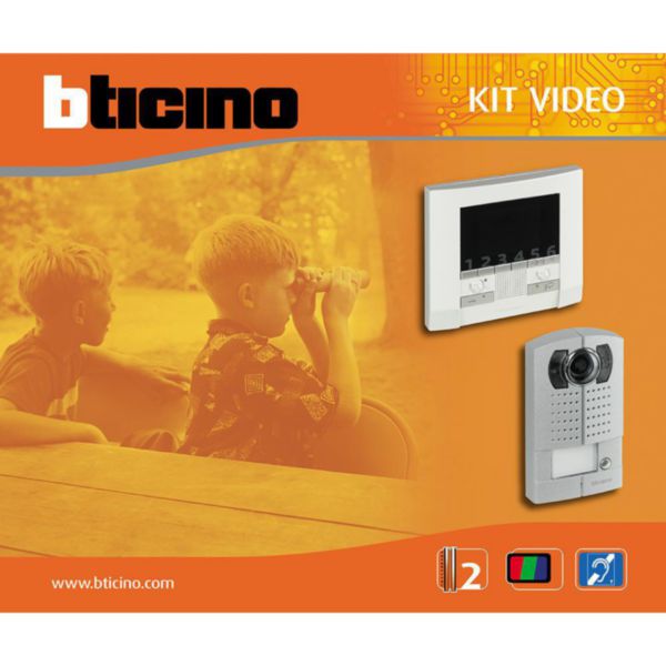 Kits vidéo mains libres couleur standard - pose saillie - polyx - 1 appel