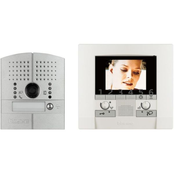 Kit video polyxbase-l2000metal incasso mono