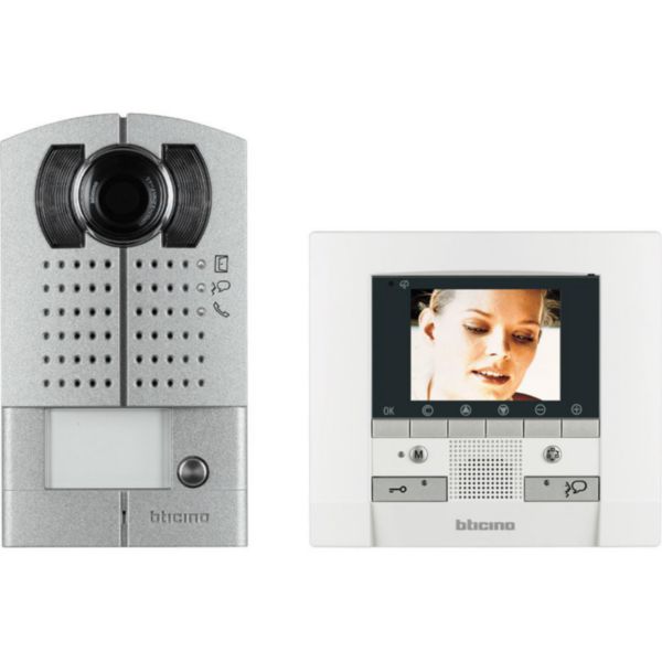 Kit vidéo couleur - polyx memory display - platine saillie - 1 appel