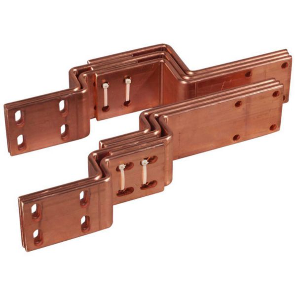 Barres cuivre pliées et percées pour raccordement aval DMX³ version débrochable 2500A ou 3200A sur jeu de barres alu - Page 49