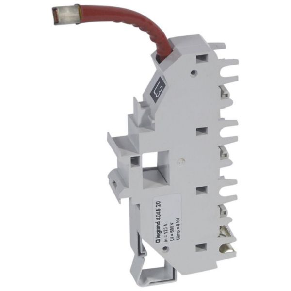 Base support à fils HX³ pour répartition horizontale en armoire XL³ des DX³ unipolaire phase L3Avec 1,5 module par pôle - Page 169