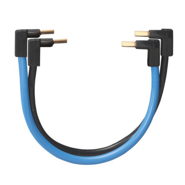 Jeu de 2 cordons de repiquage appareils bornes à vis 1 cordon phase et 1 cordon neutre - section 10mm² - longueur 270mm
