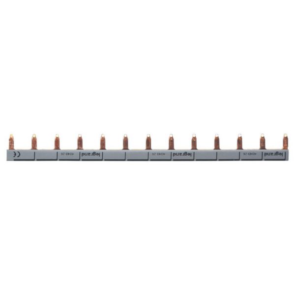 Peigne d'alimentation universel Phase + Neutre HX³ horizontale 1P - longueur 13 modules