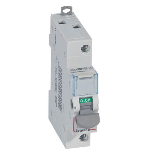 Interrupteur-sectionneur DX³-IS 1P 250V~ - 20A - 1 module