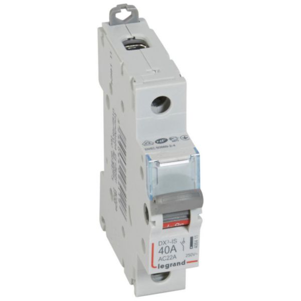 Interrupteur-sectionneur DX³-IS 1P 250V~ - 40A - 1 module