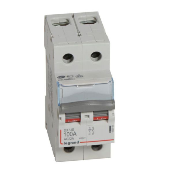 Interrupteur-sectionneur DX³-IS 2P 400V~ - 100A - 2 modules