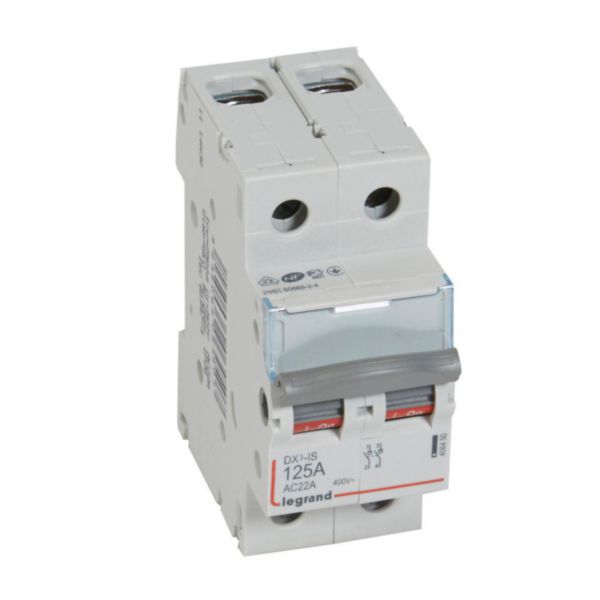 Interrupteur-sectionneur DX³-IS 2P 400V~ - 125A - 2 modules