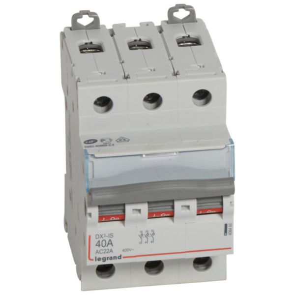 Interrupteur-sectionneur DX³-IS 3P 400V~ - 40A - 3 modules