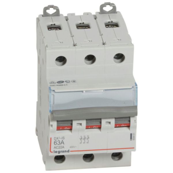 Interrupteur-sectionneur DX³-IS 3P 400V~ - 63A - 3 modules