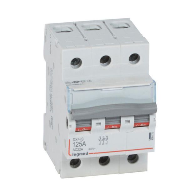 Interrupteur-sectionneur DX³-IS 3P 400V~ - 125A - 3 modules