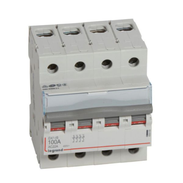Interrupteur-sectionneur DX³-IS 4P 400V~ - 100A - 4 modules