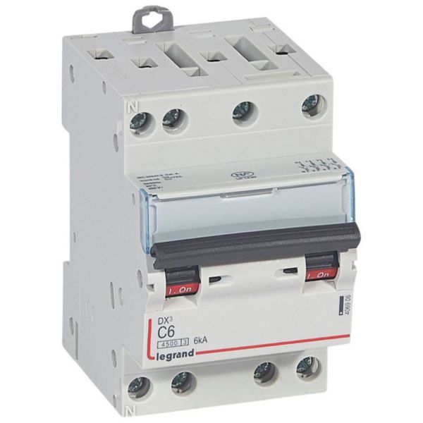 Disjoncteur DX³4500 6kA arrivée haute et sortie basse par borne à vis - tétrapolaire 400V~ 6A courbe C - 3 modules - Page 6