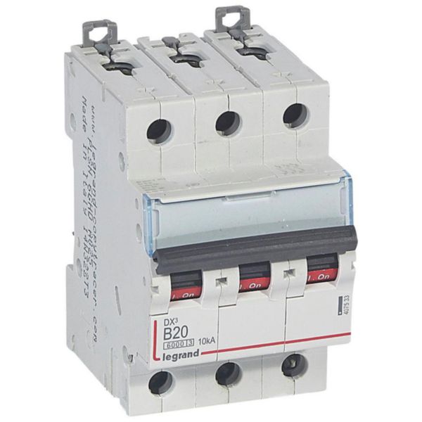 Disjoncteur DX³6000 10kA arrivée haute et départ bas à vis 3P 400V~ - 20A - courbe B - 3 modules - Page 12