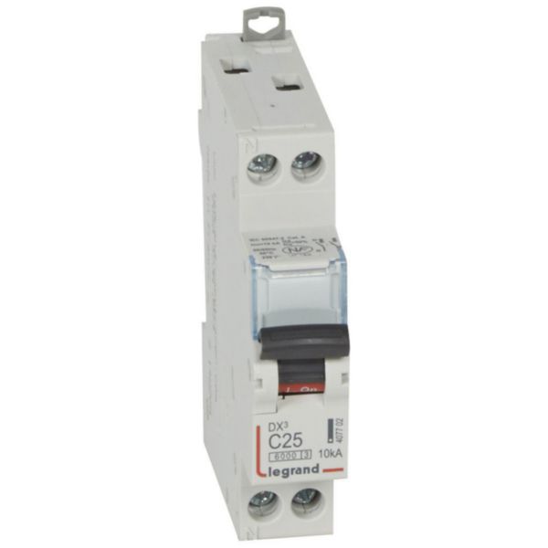 Disjoncteur DX³6000 10kA arrivée haute et départ bas à vis U+N 230V~ - 25A - courbe C - 1 module - Page 7