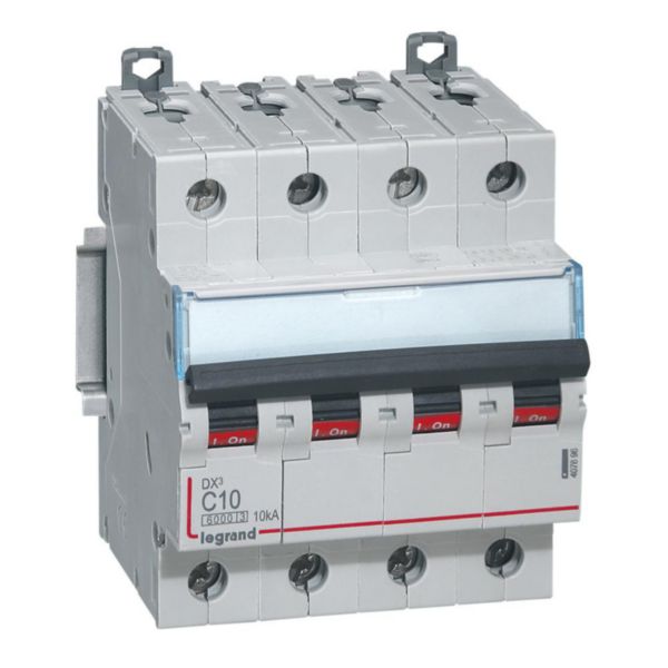 Disjoncteur DX³6000 10kA arrivée haute et départ bas à vis 4P 400V~ - 10A - courbe C - pour peigne HX³ traditionnel - Page 9