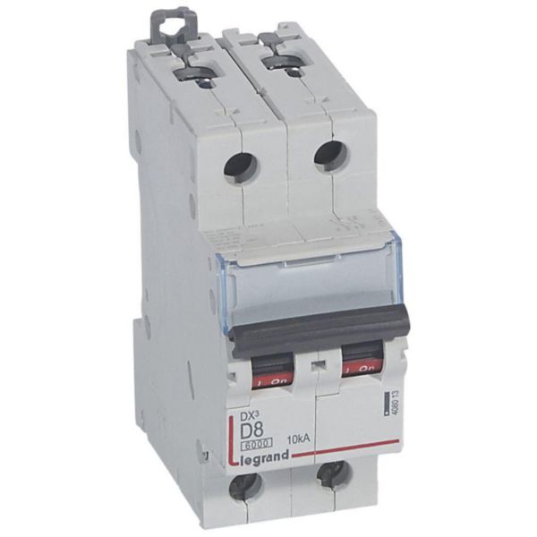 Disjoncteur DX³6000 10kA arrivée haute et départ bas à vis 2P 230V~ à 400V~ - 8A - courbe D - 2 modules - Page 16