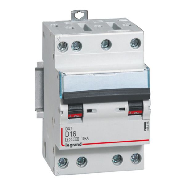 Disjoncteur DX³6000 10kA arrivée haute et départ bas à vis 4P 400~ - 16A - courbe D - pour peigne HX³ optimisé - Page 5