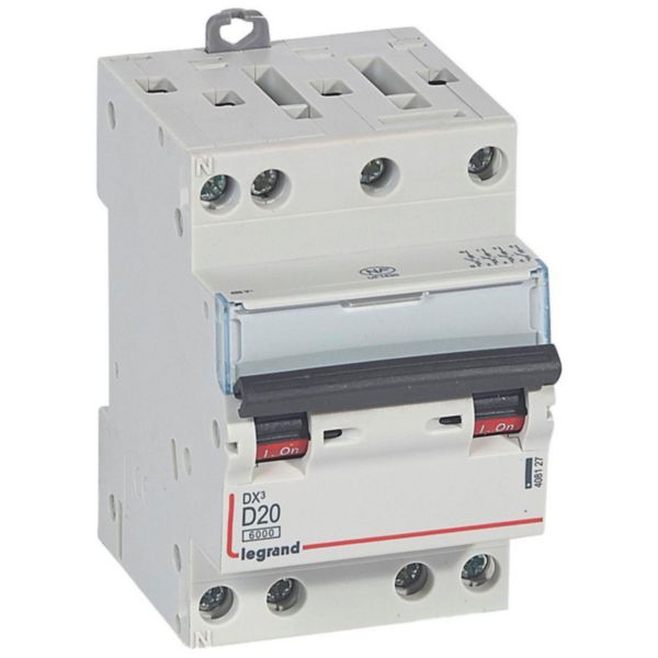 Disjoncteur DX³6000 10kA arrivée haute et départ bas à vis 4P 400~ - 20A - courbe D - pour peigne HX³ optimisé - Page 5