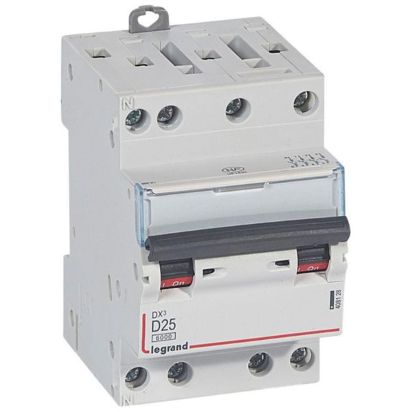 Disjoncteur DX³6000 10kA arrivée haute et départ bas à vis 4P 400~ - 25A - courbe D - pour peigne HX³ optimisé - Page 8