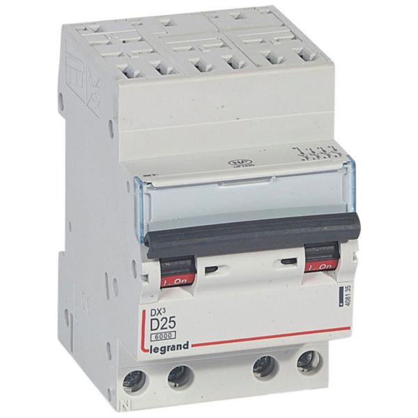 Disjoncteur DX³6000 10kA arrivée haute automatique départ bas à vis 4P 400V~ - 25A - courbe D - pour peigne HX³ optimisé - Page 8