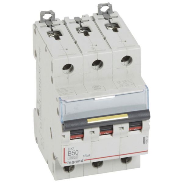 Disjoncteur DX³10000 16kA arrivée haute et départ bas à vis 3P 400V~ - 50A - courbe B - 3 modules - Page 64