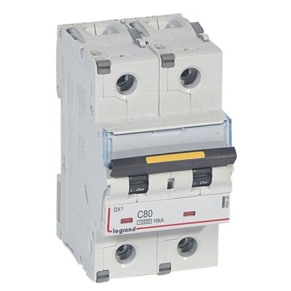 Disjoncteur DX³10000 16kA arrivée haute et départ bas à vis 2P 230V~ à 400V~ - 80A - courbe C - 3 modules - Page 17