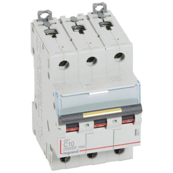 Disjoncteur DX³10000 16kA arrivée haute et départ bas à vis 3P - 400V~ - 10A - courbe C - 3 modules - Page 16