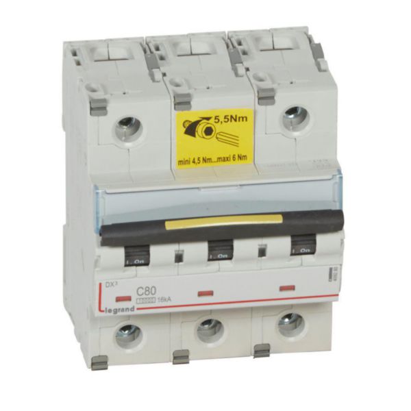 Disjoncteur DX³10000 16kA arrivée haute et départ bas à vis 3P - 400V~ - 80A - courbe C - 4,5 modules - Page 11