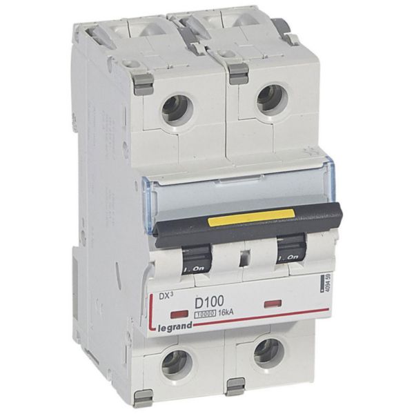 Disjoncteur DX³10000 16kA arrivée haute et départ bas à vis 2P 230V~ à 400V~ - 100A - courbe D - 3 modules - Page 26