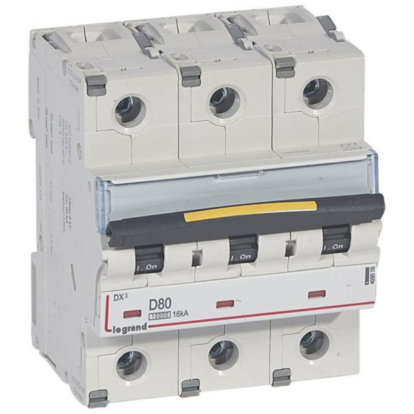 Disjoncteur DX³10000 16kA arrivée haute et départ bas à vis 3P 400V~ - 80A - courbe D - 4,5 modules - Page 34
