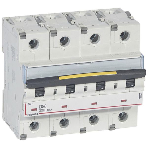 Disjoncteur DX³10000 16kA arrivée haute et départ bas à vis 4P 400V~ - 80A - courbe D - 6 modules - Page 34