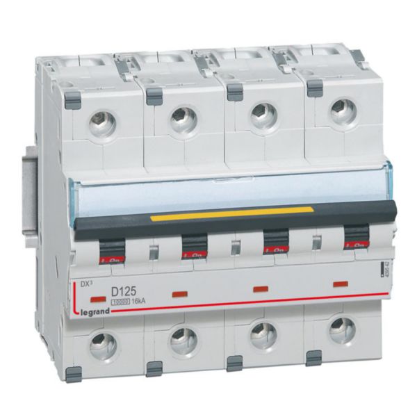 Disjoncteur DX³10000 16kA arrivée haute et départ bas à vis 4P 400V~ - 125A - courbe D - 6 modules - Page 34