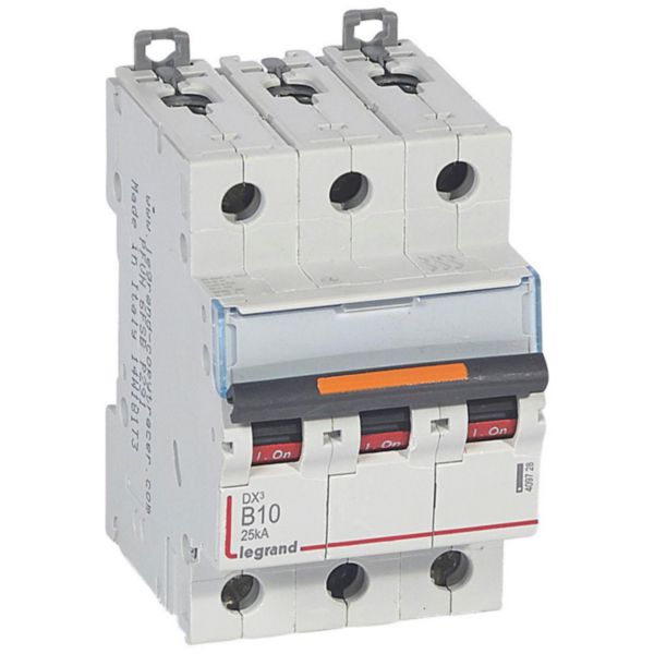 Disjoncteur DX³ 25kA arrivée haute et départ bas à vis 3P 400V~ - 10A - courbe B - 3 modules - Page 24