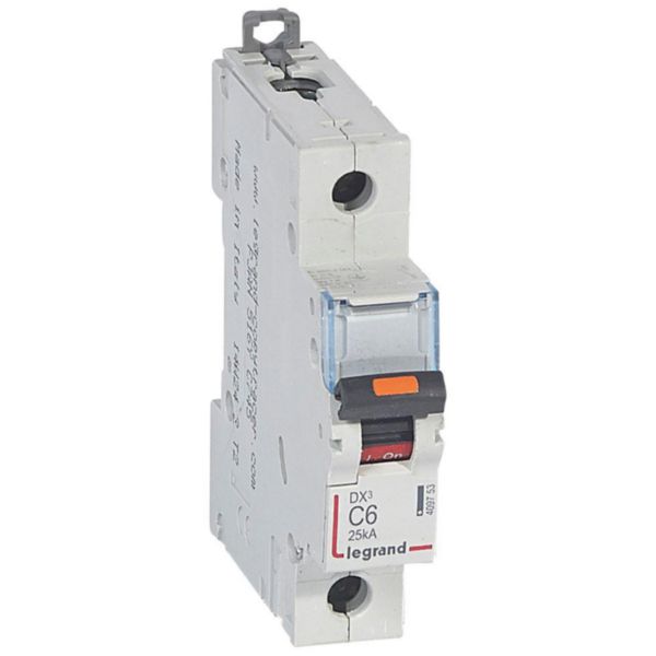 Disjoncteur DX³ 25kA arrivée haute et départ bas à vis 1P 230V~ à 400V~ - 6A - courbe C - 1 module - Page 68