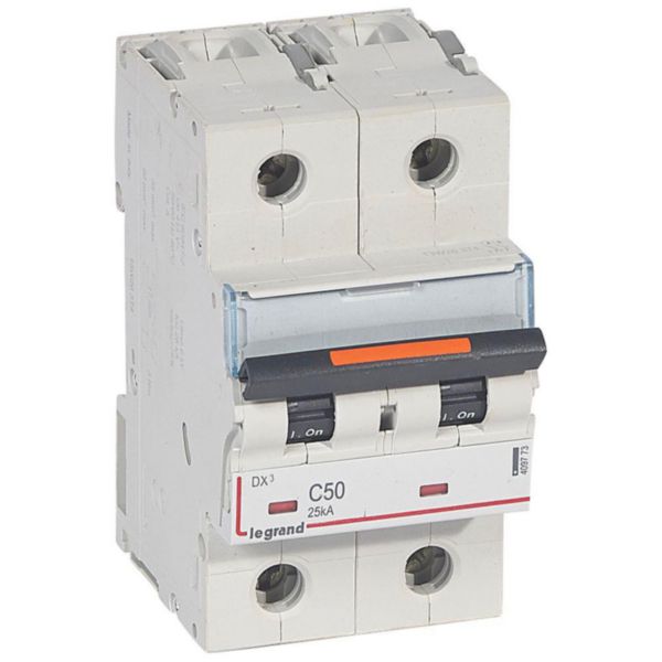 Disjoncteur DX³ 25kA arrivée haute et départ bas à vis 2P 230V~ à 400V~ - 50A - courbe C - 3 modules - Page 18
