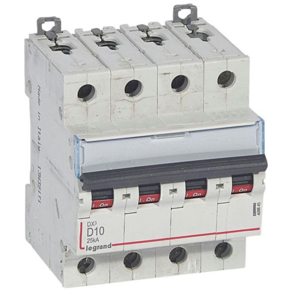 Disjoncteur DX³ 25kA arrivée haute et départ bas à vis 4P 400V~ - 10A - courbe D - 4 modules - Page 33