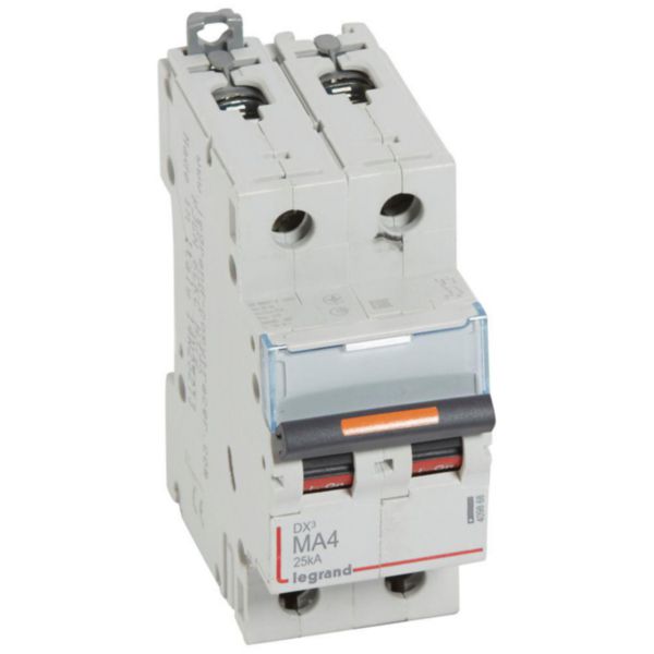 Disjoncteur magnétique seul DX³ MA 25kA arrivée haute et départ bas à vis 2P 230V~ à 400V~ - 4A - 2 modules - Page 24