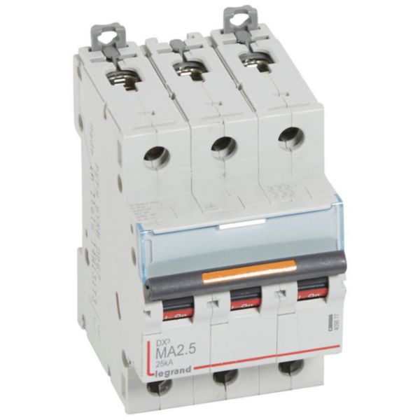 Disjoncteur magnétique seul DX³ MA 25kA arrivée haute et départ bas à vis 3P 400V~ - 2,5A - 3 modules - Page 15