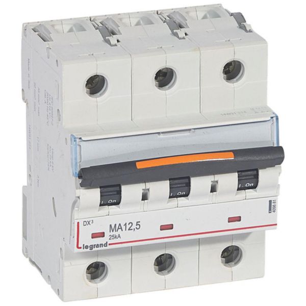 Disjoncteur magnétique seul DX³ MA 25kA arrivée haute et départ bas à vis 3P 400V~ - 12,5A - 4,5 modules - Page 11