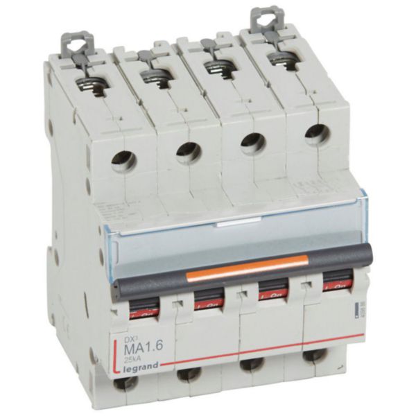 Disjoncteur magnétique seul DX³ MA 25kA arrivée haute et départ bas à vis 4P 400V~ - 1,6A - 4 modules - Page 22