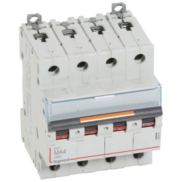 Disjoncteur magnétique seul DX³ MA 25kA arrivée haute et départ bas à vis 4P 400V~ - 4A - 4 modules - Page 22