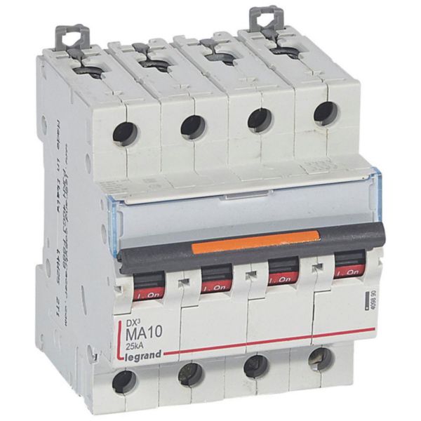 Disjoncteur magnétique seul DX³ MA 25kA arrivée haute et départ bas à vis 4P 400V~ - 10A - 4 modules - Page 8